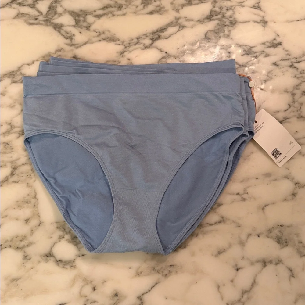 New Quince Smoothing Comfort High-Waisted Brief (6-Pack) French Blue Sz L